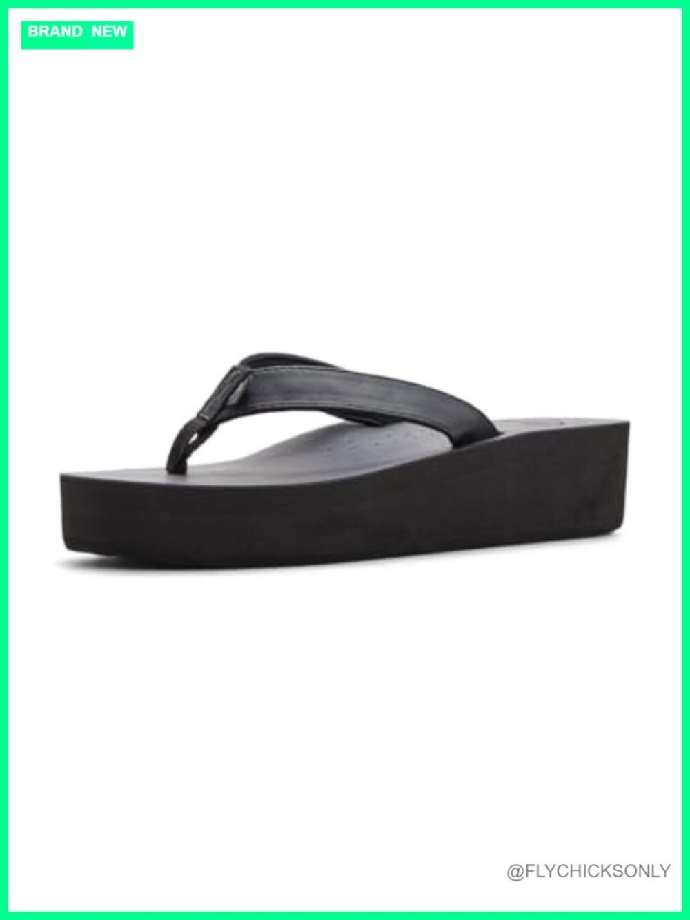 Roxy Melinda Wedge Platform Flip Flop Sandal Cushioned Sole